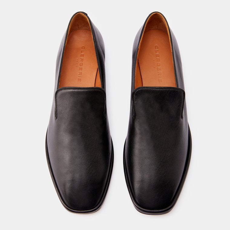 LOAFERS - OLYMPIA loafers, lambskin black - OLYMPIA7BLKNAPM350 - Clergerie Paris - USA