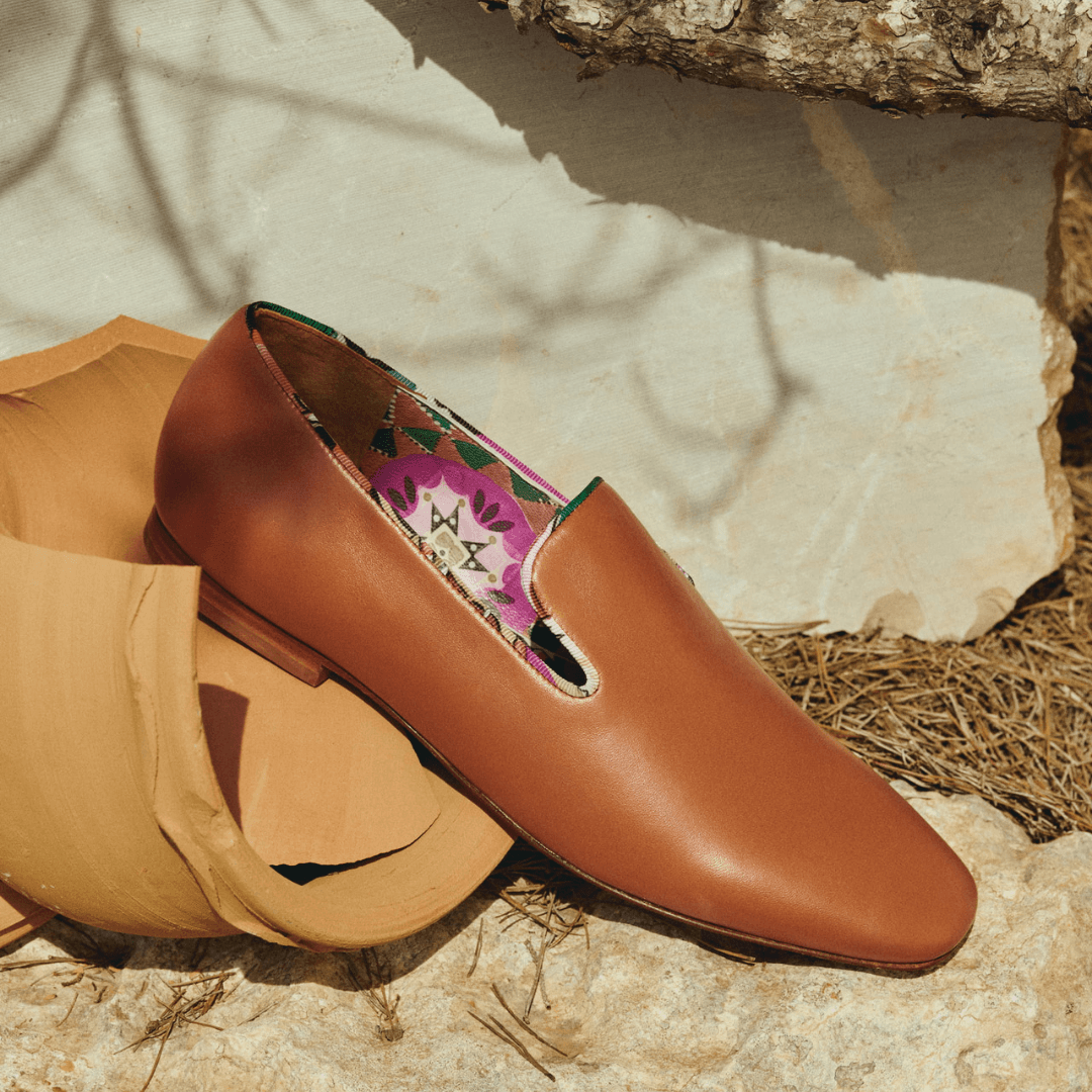 LOAFERS - ORAN loafers, brown lambskin || OUTLET - ORANBROTUMM350 - Clergerie Paris - USA