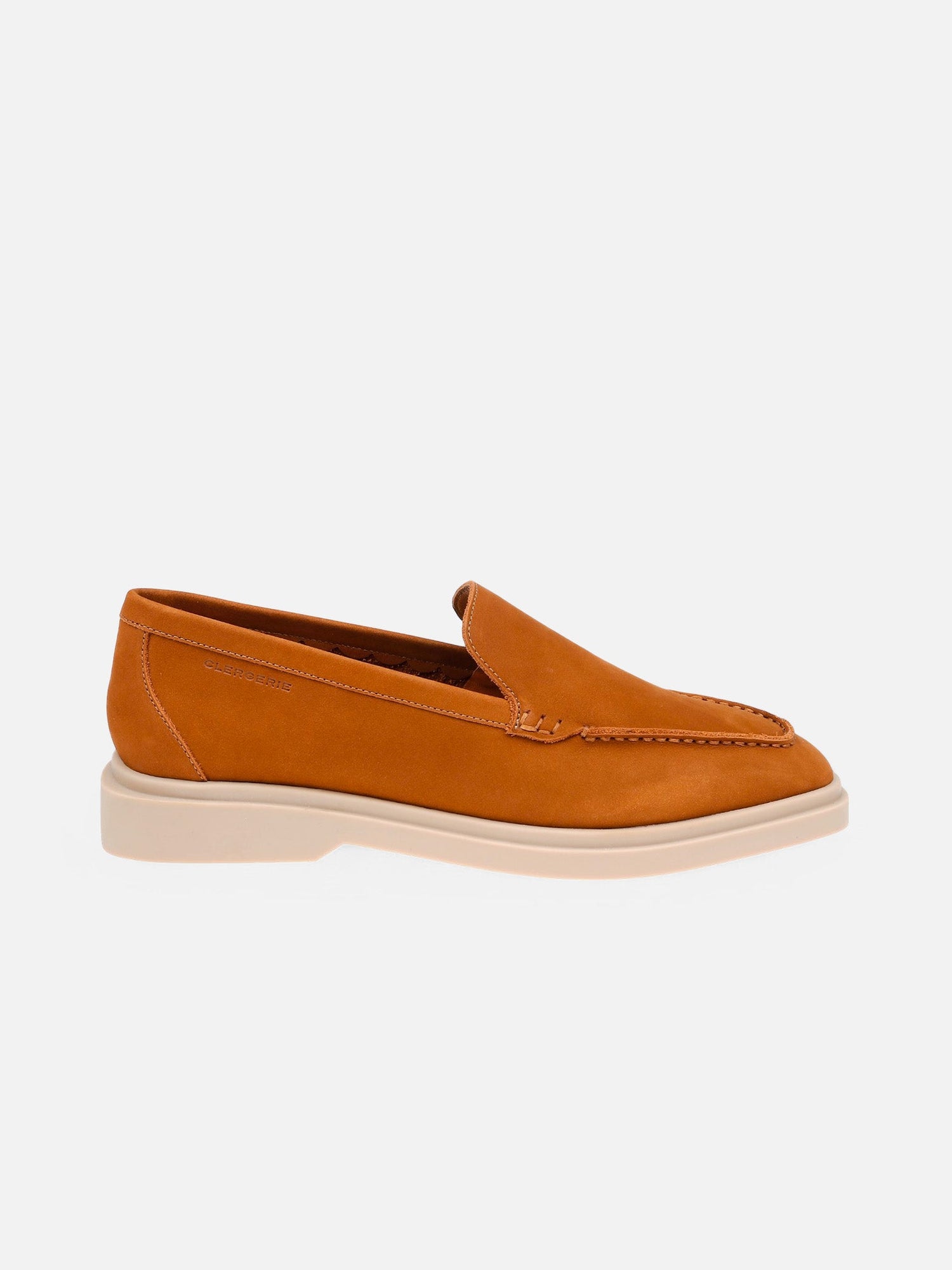 FLATS - OSCAR4, brown nubuck - Clergerie Paris - USA