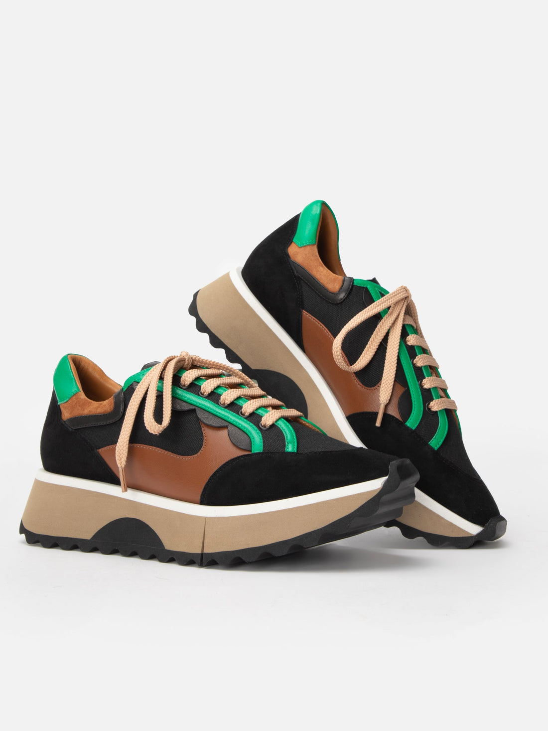 SNEAKERS - OVER, suede black - Clergerie Paris - USA