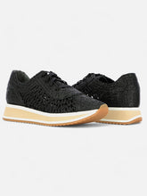 SNEAKERS - OZAN sneakers, braided fibers black - OZAN2BLKRFFM350 - Clergerie Paris - USA