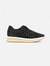 SNEAKERS - OZAN sneakers, braided fibers black - OZAN2BLKRFFM350 - Clergerie Paris - USA