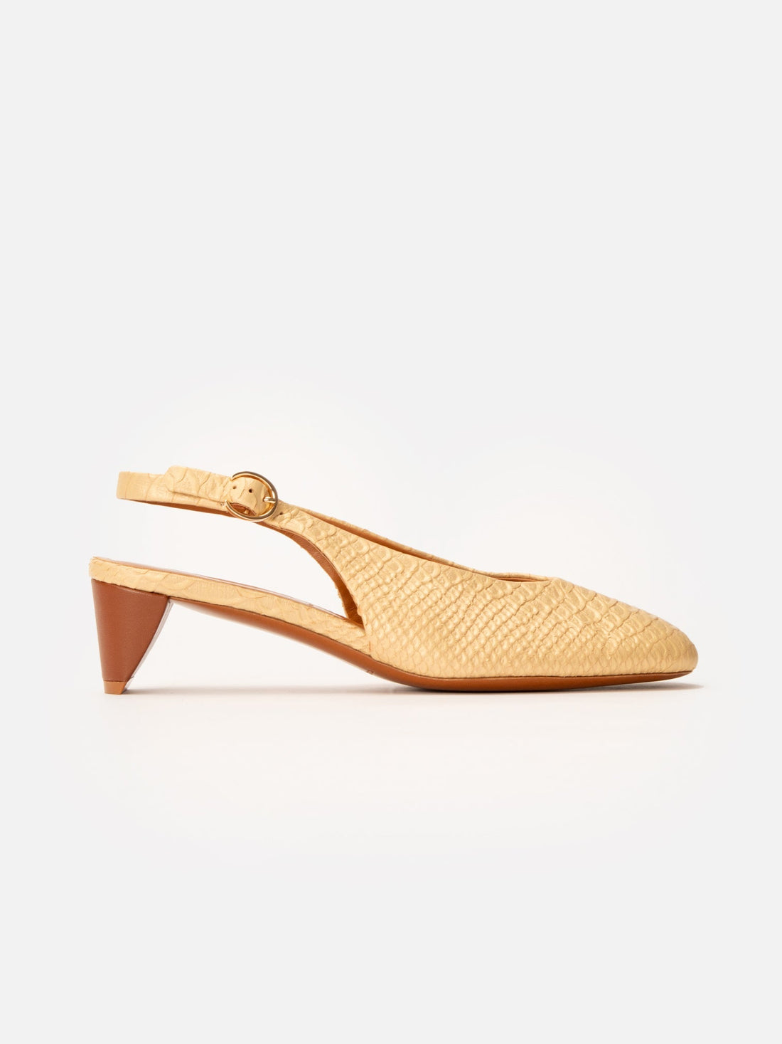 PUMPS - POP, nude snake effect - Clergerie Paris - USA