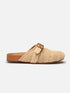 MULES - QUINTA4, natural raffia - Clergerie Paris - USA