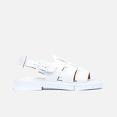 SANDALS - RAMONA sandals, white calfskin - RAMONAWHICAFM350 - Clergerie Paris - USA