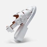 SANDALS - RAMONA sandals, white calfskin - RAMONAWHICAFM350 - Clergerie Paris - USA