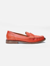 LOAFERS - RENA, snake effect spice - Clergerie Paris - USA