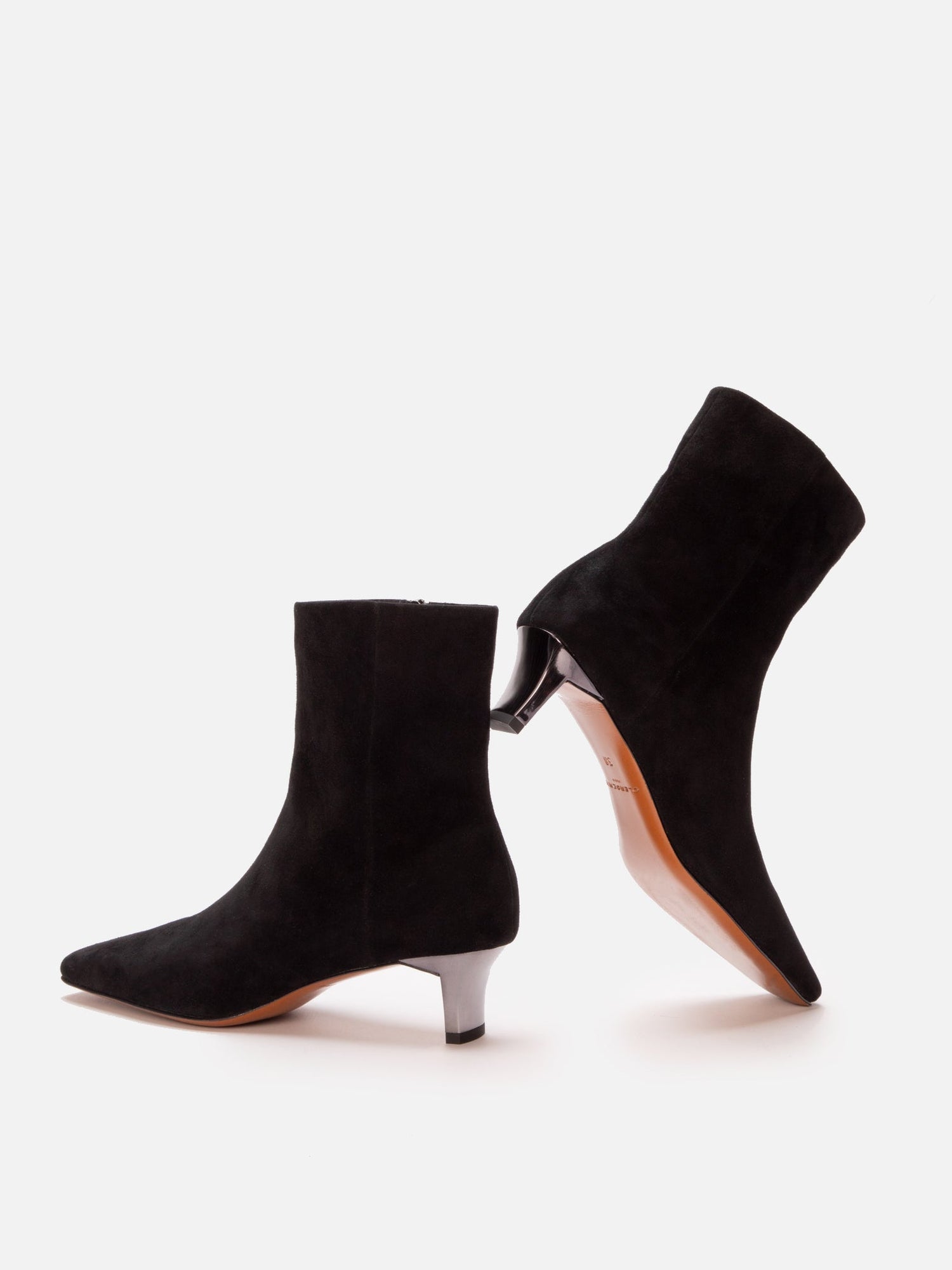 ANKLE BOOTS - SENNA, suede black - Clergerie Paris - USA