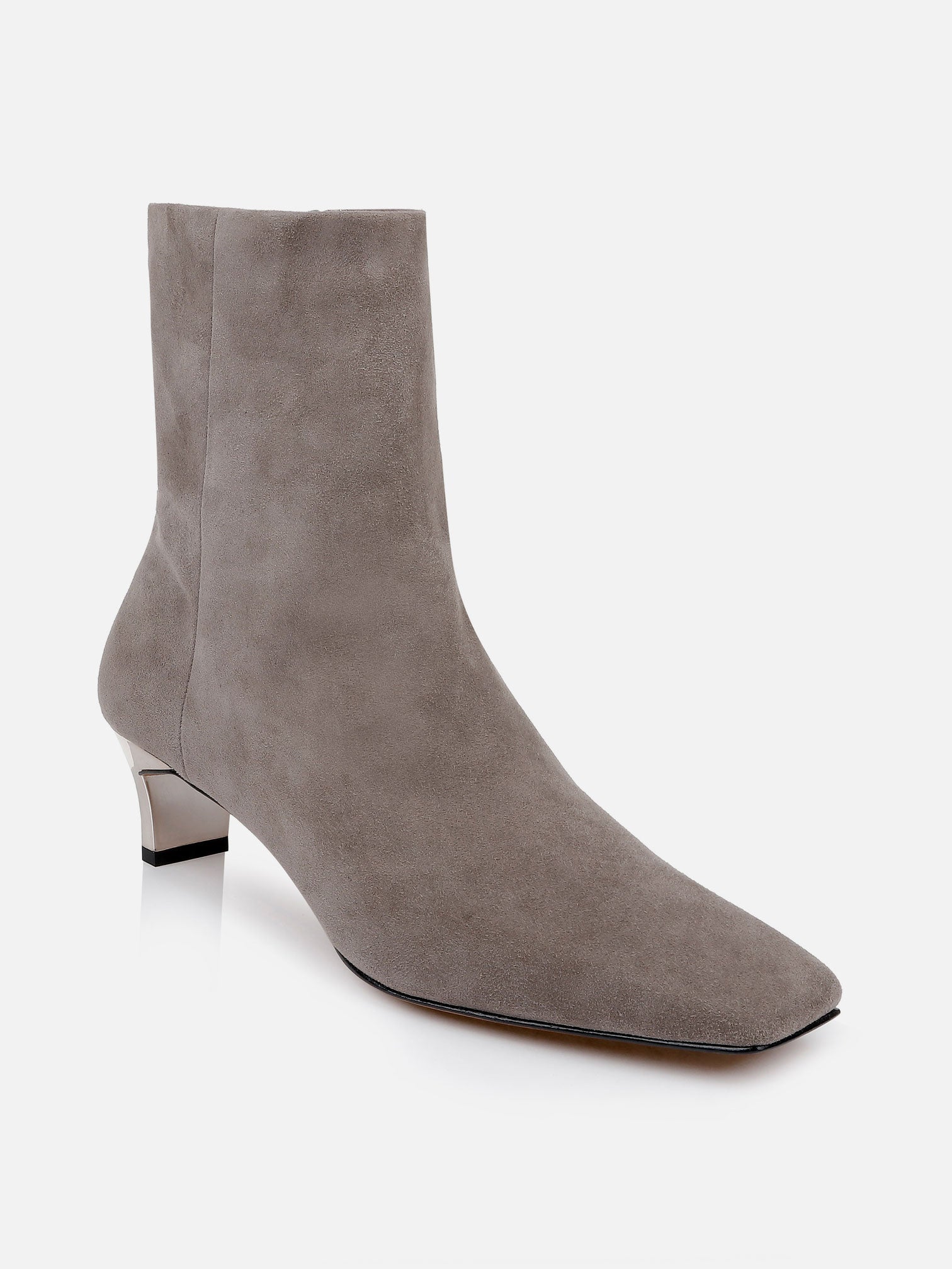 ANKLE BOOTS - SENNA, suede stone - Clergerie Paris - USA