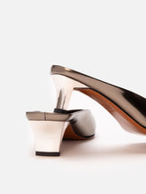 MULES - SIA, gloss metallic gobi - Clergerie Paris - USA