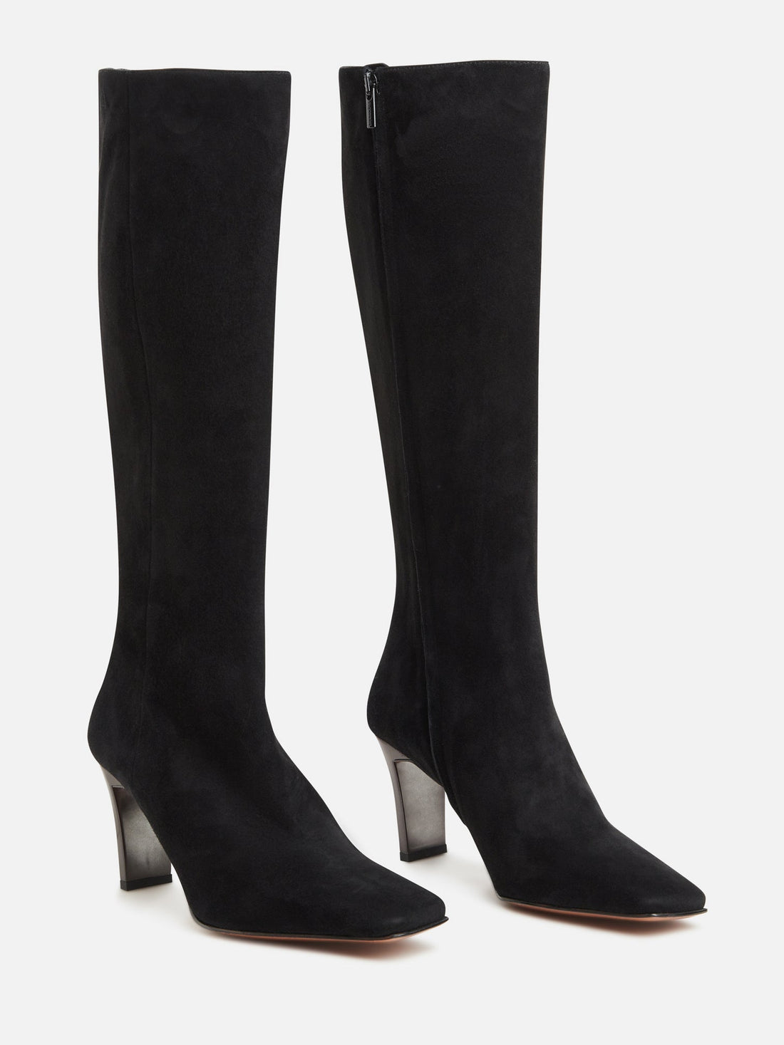 HIGH BOOTS - STEPHY, suede black - Clergerie Paris - USA