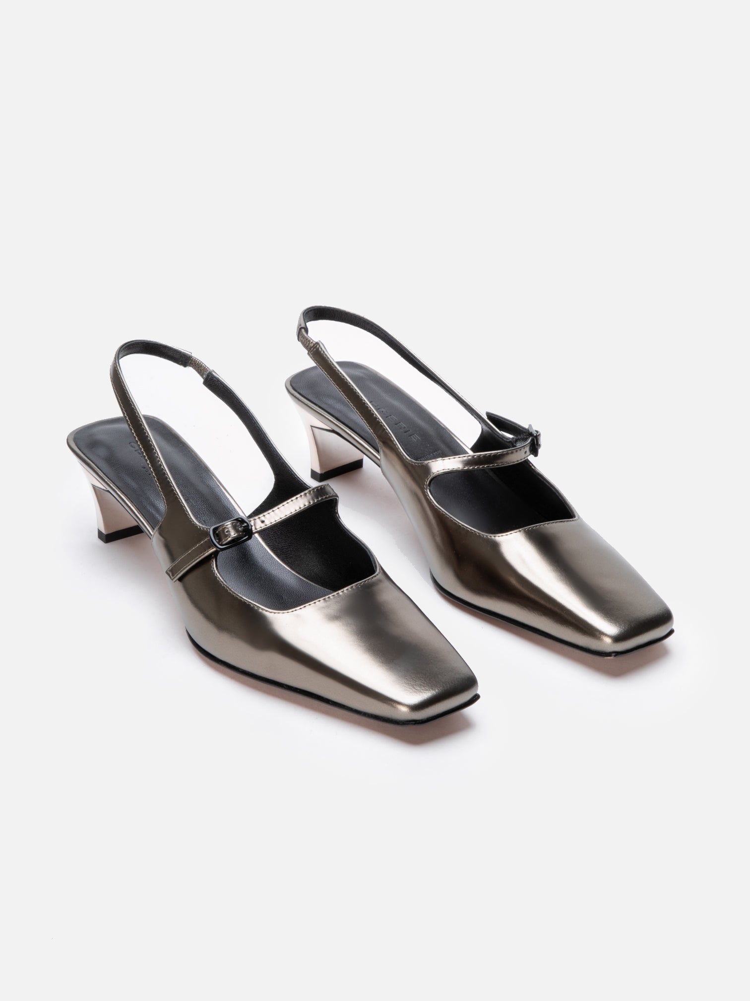 SANDALS - SUZIE, gloss metallic gobi - Clergerie Paris - USA