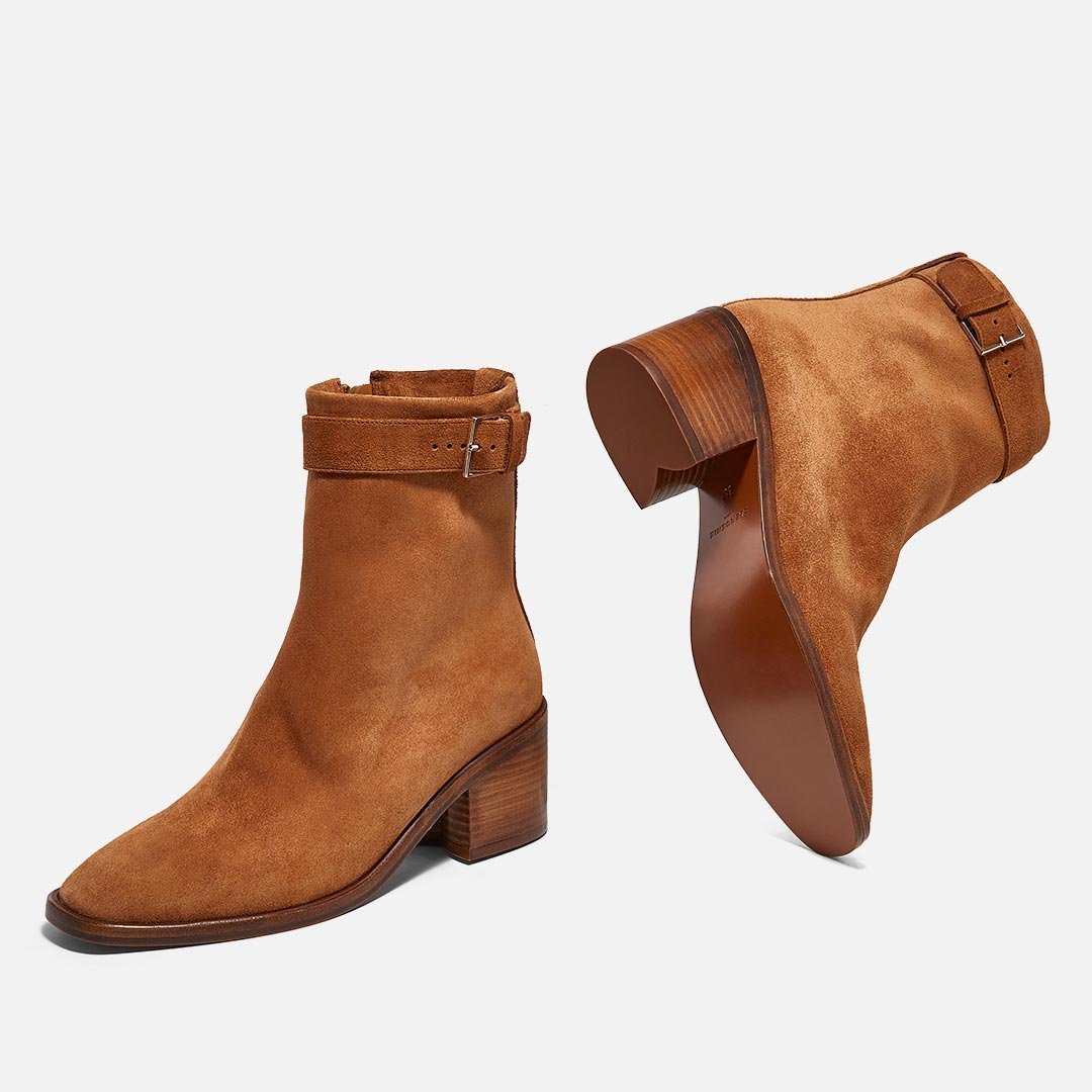 ANKLE BOOTS - TAO ankle boots, rust calfskin || OUTLET - TAORUSCRUM350 - Clergerie Paris - USA