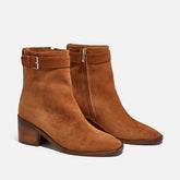 ANKLE BOOTS - TAO ankle boots, rust calfskin || OUTLET - TAORUSCRUM350 - Clergerie Paris - USA