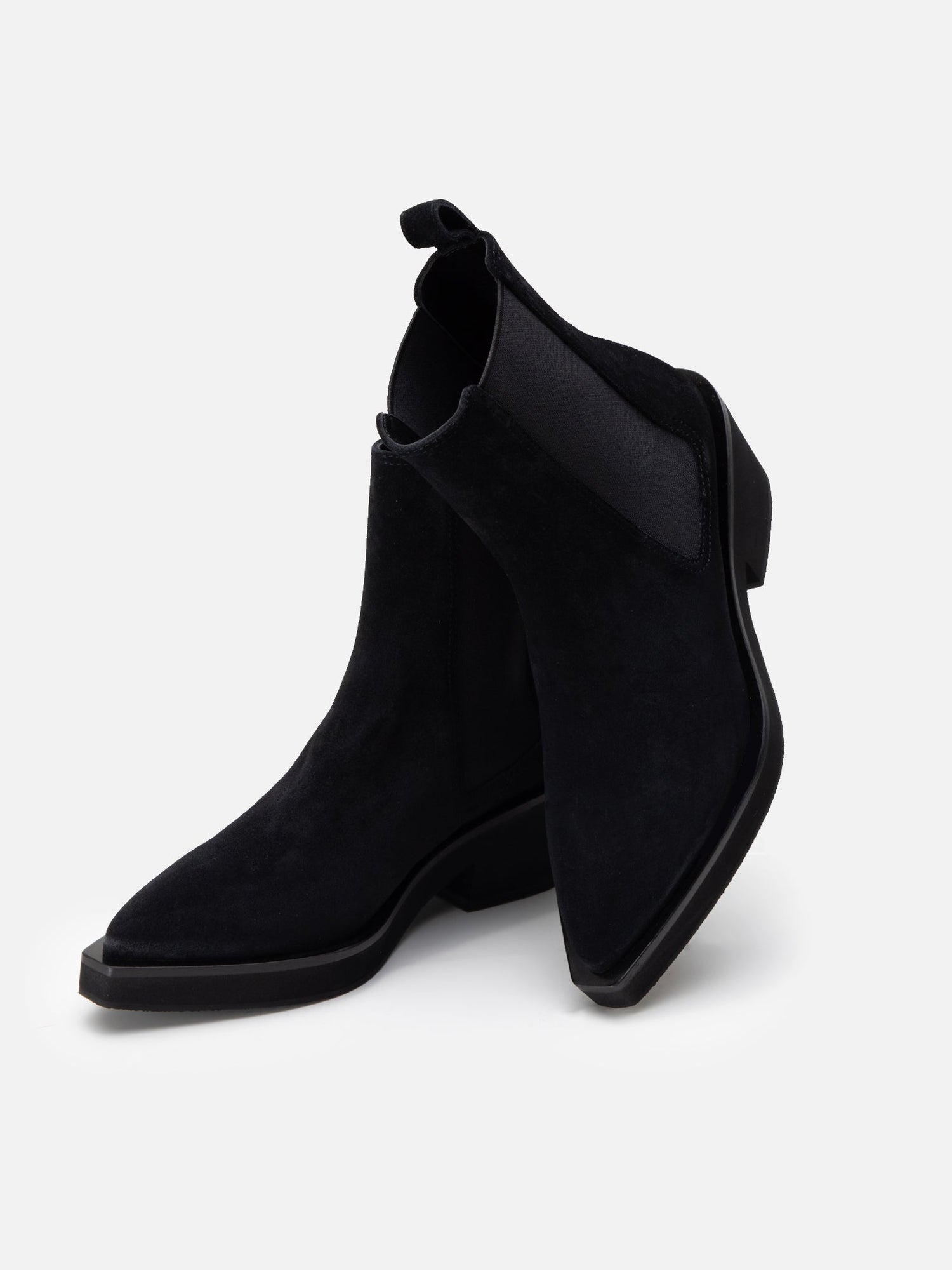 ANKLE BOOTS - TEGAN, suede black - Clergerie Paris - USA