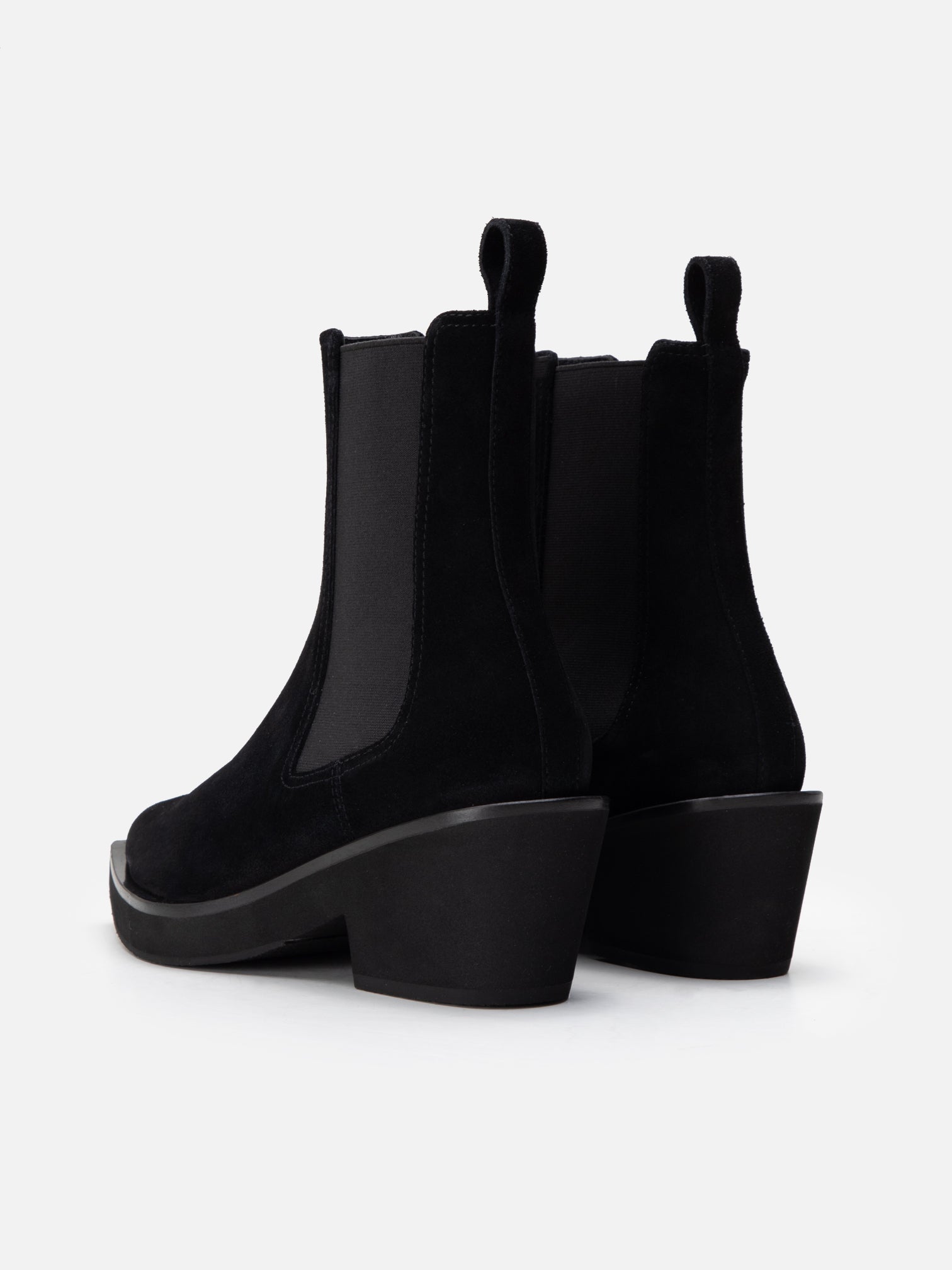 ANKLE BOOTS - TEGAN, suede black - Clergerie Paris - USA