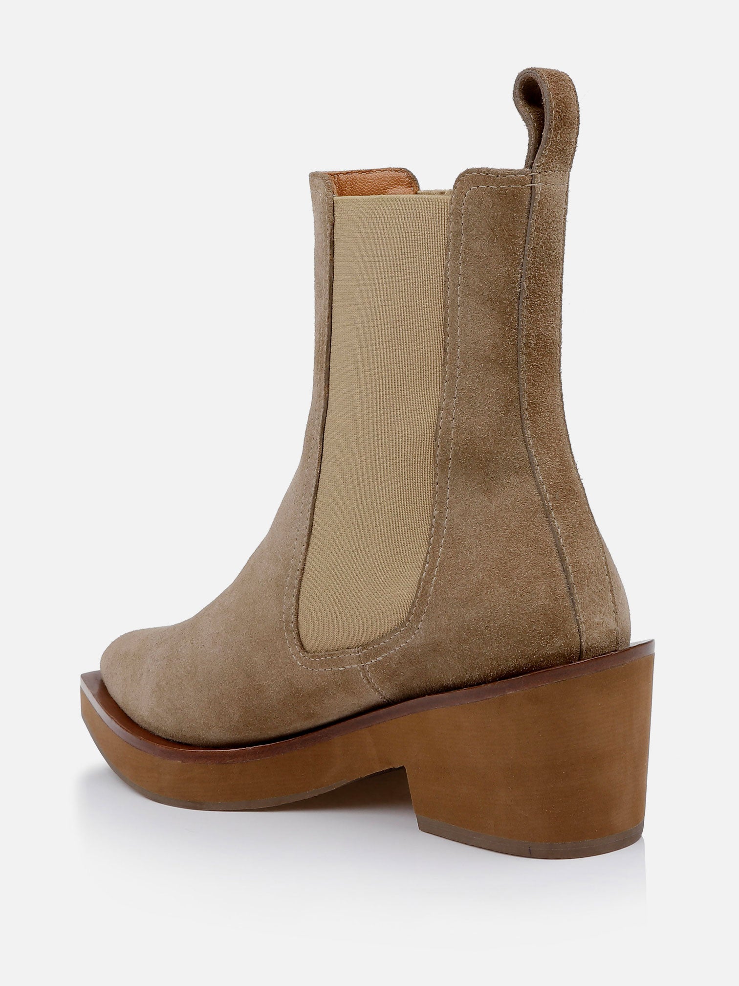 ANKLE BOOTS - TEGAN, suede gobi - Clergerie Paris - USA