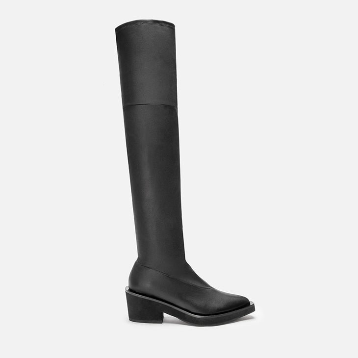 HIGH BOOTS - TENNY, black - Clergerie Paris - USA