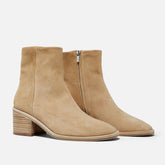 ANKLE BOOTS - TINY ankle boots, beige suede calfskin || OUTLET - TINYC7SANCRUM350 - Clergerie Paris - USA