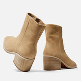 ANKLE BOOTS - TINY ankle boots, beige suede calfskin || OUTLET - TINYC7SANCRUM350 - Clergerie Paris - USA