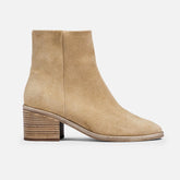 ANKLE BOOTS - TINY ankle boots, beige suede calfskin || OUTLET - TINYC7SANCRUM350 - Clergerie Paris - USA