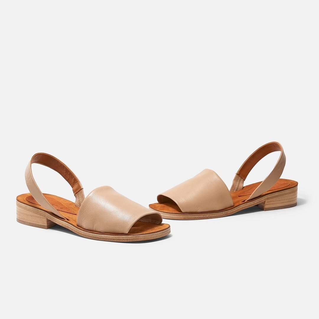 SANDALS - VOLAR sandals, beige lambskin || OUTLET - VOLARSNDNPAM350 - Clergerie Paris - USA