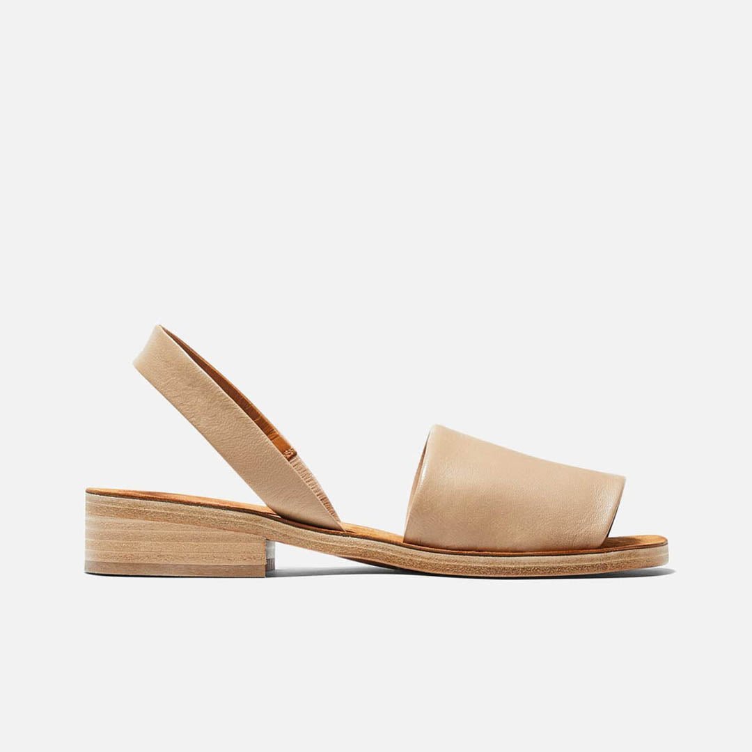 SANDALS - VOLAR sandals, beige lambskin || OUTLET - VOLARSNDNPAM350 - Clergerie Paris - USA