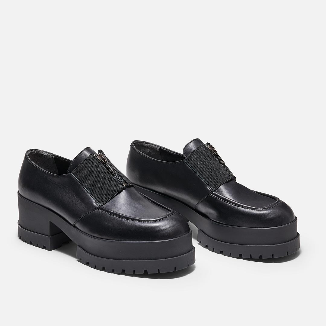 LOAFERS - WELL loafers, calfskin black || OUTLET - WELLBLKLCAM340 - Clergerie Paris - USA