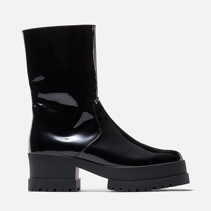 ANKLE BOOTS - WILMER, patent black || OUTLET - Clergerie Paris - USA