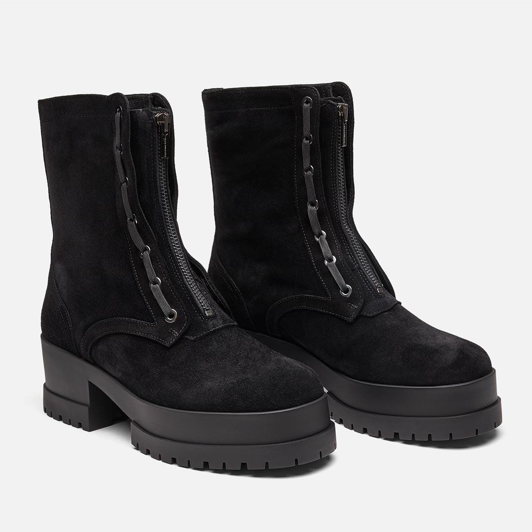 ANKLE BOOTS - WOODY ankle boots, suede black || OUTLET - Clergerie Paris - USA