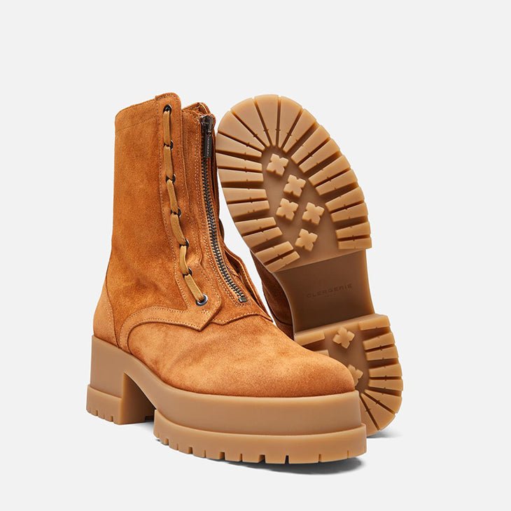 ANKLE BOOTS - WOODY, rust || OUTLET - Clergerie Paris - USA