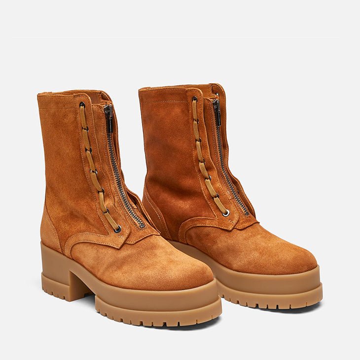 ANKLE BOOTS - WOODY, rust || OUTLET - Clergerie Paris - USA