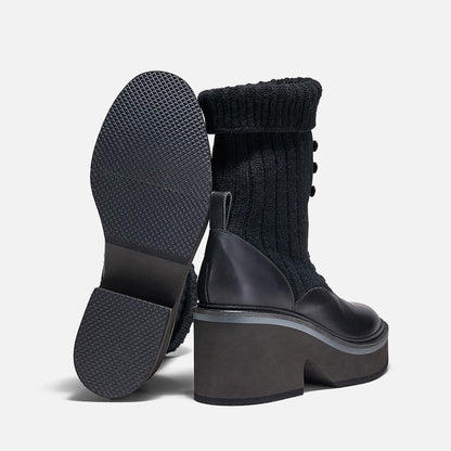 ANCEL ankle boots, black calfskin