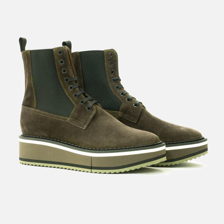BRENDY ankle boots, leaf green || OUTLET