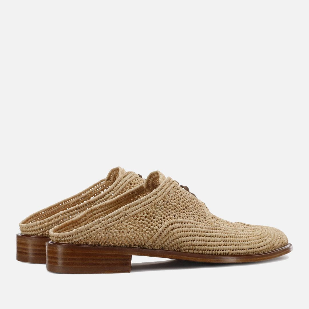 Jaly Mules, Natural Raffia