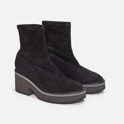 ANKLE BOOTS - ALBANA ANKLE BOOTS, BLACK LAMBSKIN - 3606063175890 - Clergerie Paris - Europe