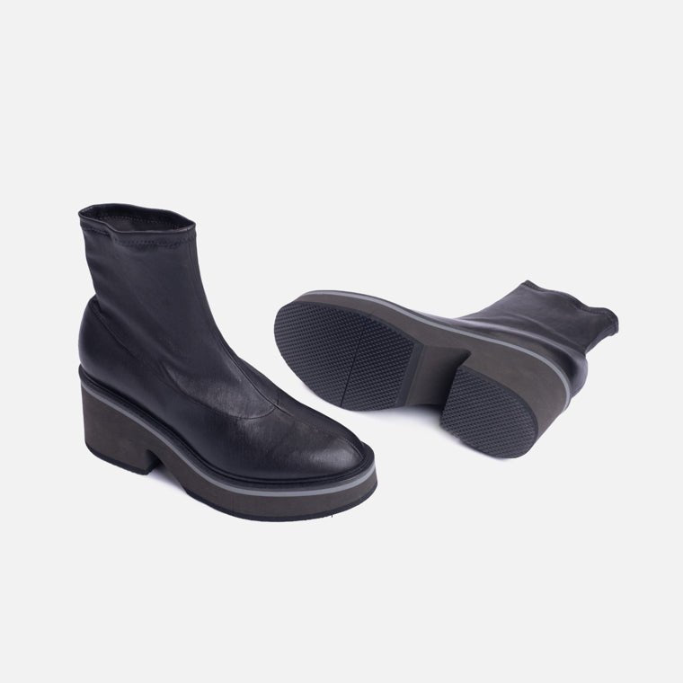 ALBANE ankle boots, stretch lambskin black